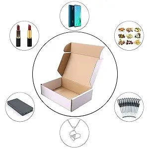 White Shipping Toy Packaging Box 100 Pack for Storage and Shipping Packaging Craft Gifts Gifts Products
