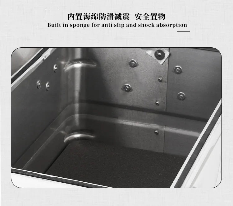 Load image into Gallery viewer, 30-80L Outdoor Storage Box Camping Picnic Travel Aluminum Alloy Large Capacity Box Accessories Storage Bag Hiking Accessories
