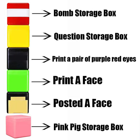Magnetic Building Blocks Storage Box Snack Toy Blocks Storage Bucket Plastic Organizer Container DIY Assembly Toys For Kids Gift