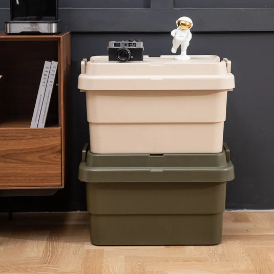 Large Capacity Household Storage Box Portable Outdoor Camping Picnic Waterproof Dustproof Multifunctional Home Storage Box
