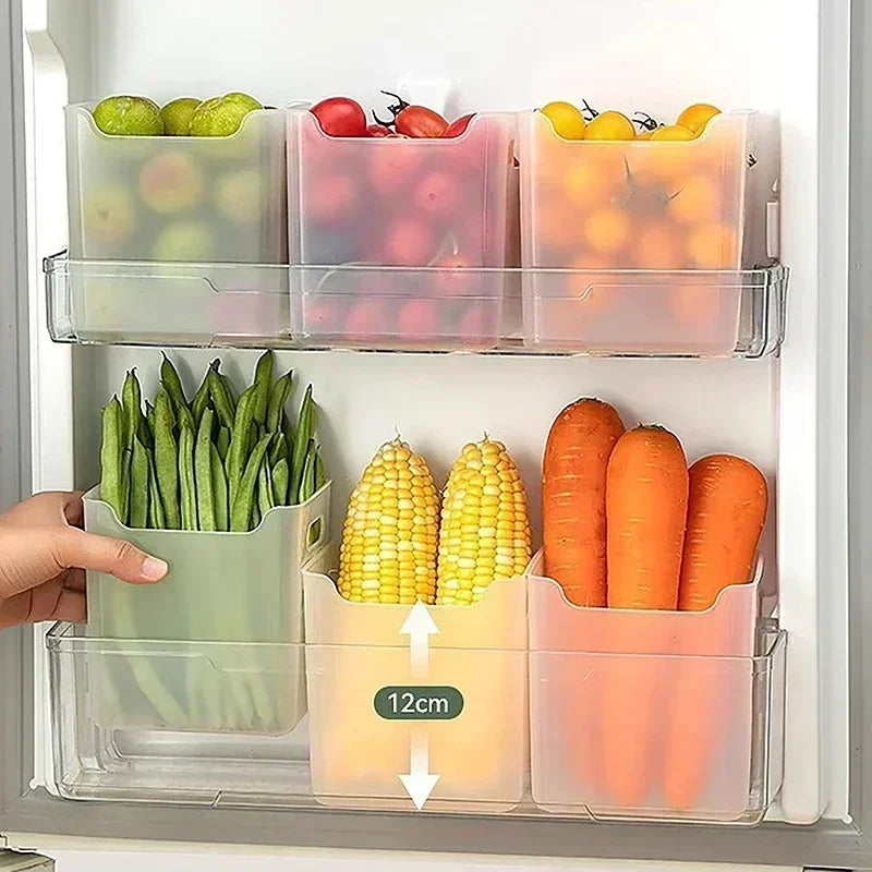 Load image into Gallery viewer, Refrigerator Storage Boxes Food Fresh Organizer Cold Storage Crisper Fruit Spice Food Container Boxes Home Kitchen Boxes
