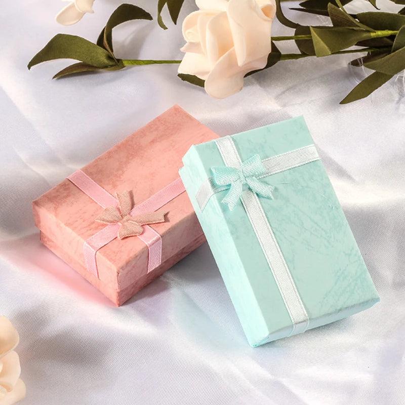 Load image into Gallery viewer, 5*8cm Jewelry Box Jewelry Packaging Ring and Earrings Boxes Necklace Carrying Cases Dainty Gift Boxes for Festival
