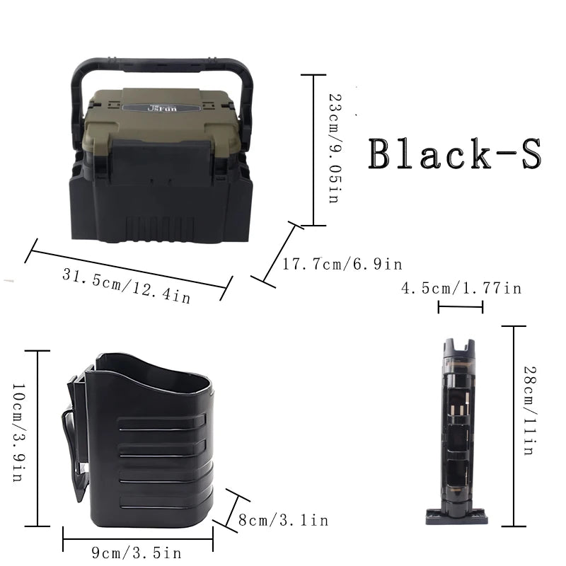 Load image into Gallery viewer, Large Fishing Box Organizer Multi-function Lure Live Fish Bucket Thickening Storage Box Fishing Accessories Tackle Box Pesca
