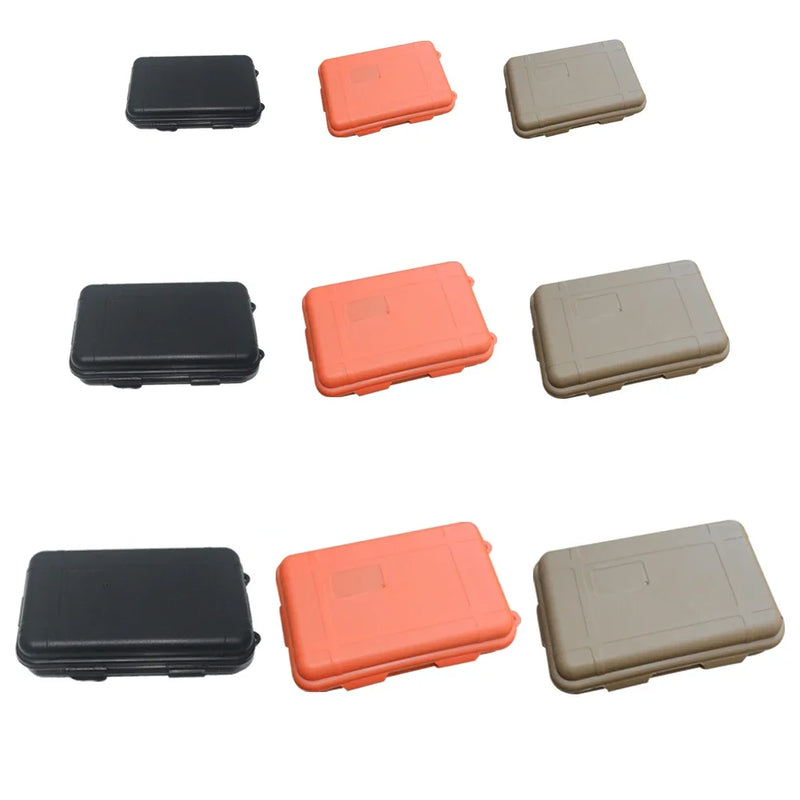 Load image into Gallery viewer, Outdoor Waterproof Survival Sealed Box Dustproof Shockproof Plastic EDC Tools Storage Container Case Fishing Tackle Tools Boxes
