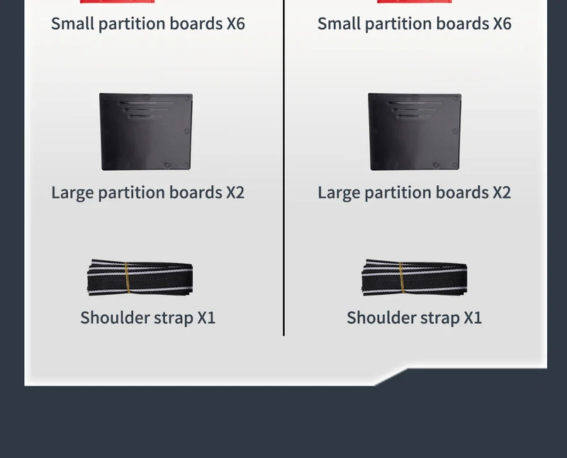 Load image into Gallery viewer, Fishingfans 6L 12L Fishing Box Organizer Multi-function Lure Live Fish Bucket Thickening Storage Box Fishing Tackle Box
