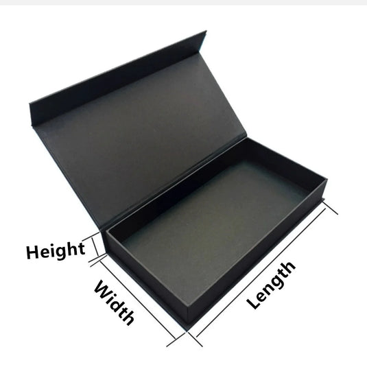 Magnetic Lid Box Packing & Shipping Boxes Rectangle Brown White & Black Color Gift Box 14cm*12cm*4cm