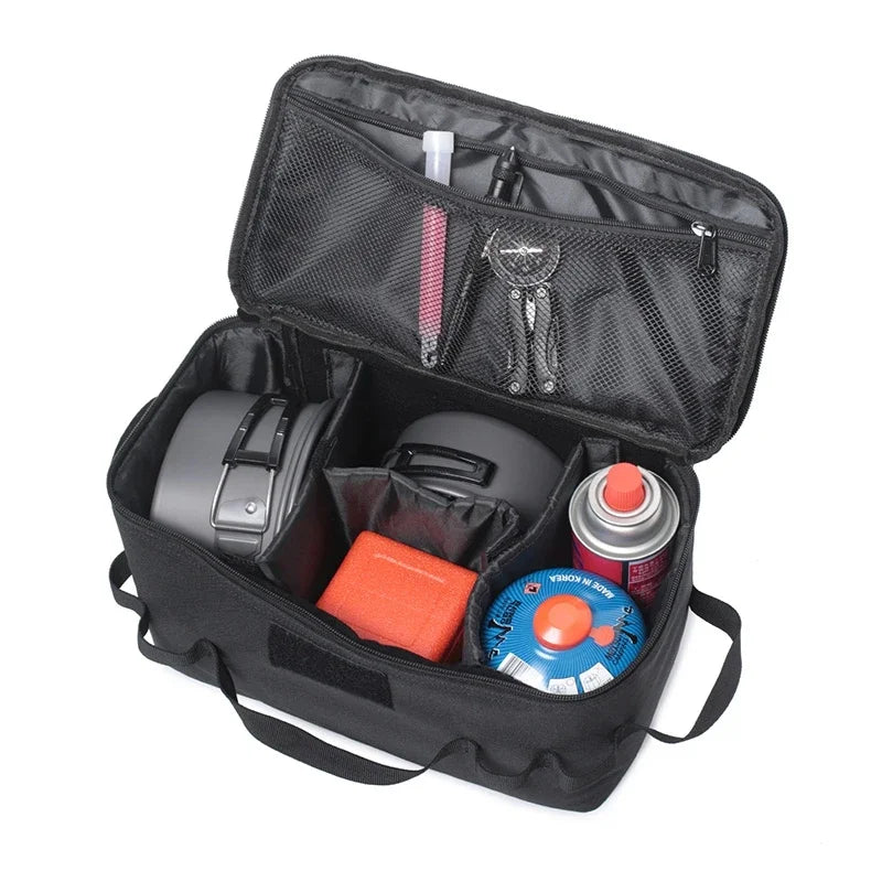 Load image into Gallery viewer, Camping Gas Tank Storage Bag Outdoor Large Capacity Ground Nail Tool Bags Picnic Cookware Utensils Organizer bags Мужская сумка
