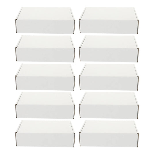 20 Pcs Double Sided White F2 Airplane Boxes Triple Layer Corrugated Paper Express Packaging Reusable Shipping Moving Storage Box