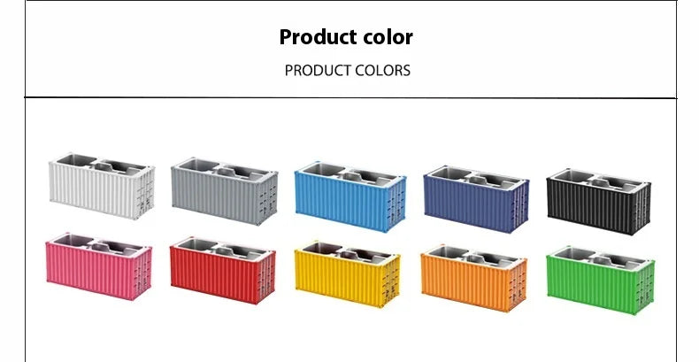 Load image into Gallery viewer, Miniature Realistic Shipping Container Model Simple Multifunctional Office Desktop Pen Holder Storage Box Home Decor Craft
