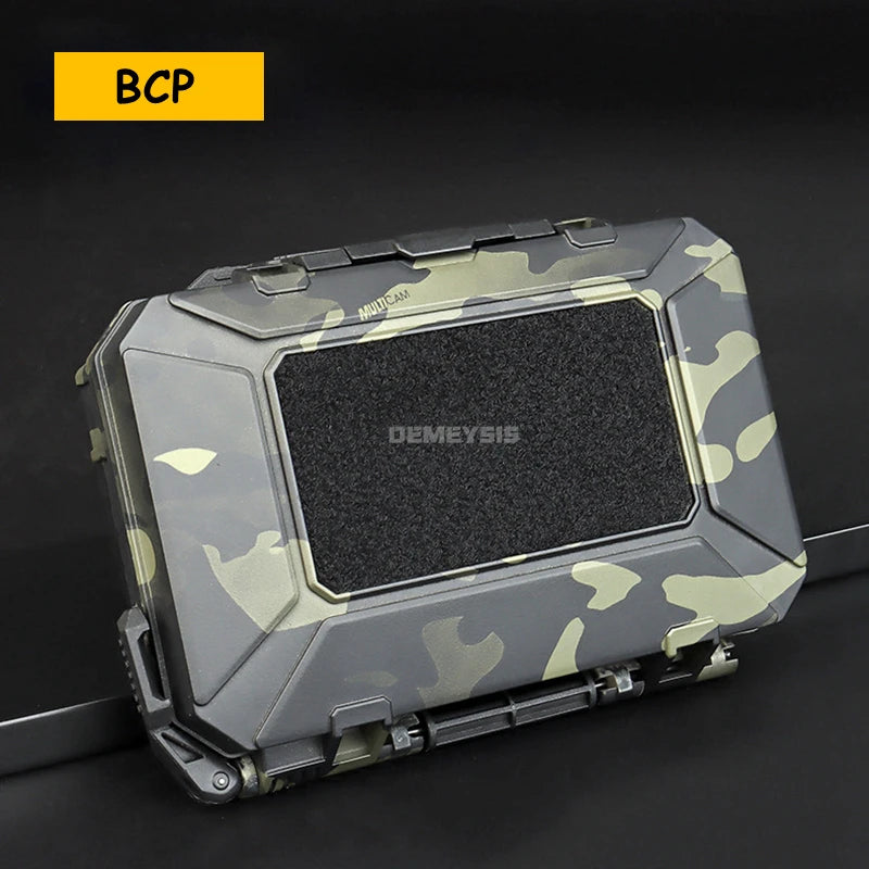 Load image into Gallery viewer, Tactical Equipments Storage Box  Waterproof Outdoor Hunting Gun Accessories Carry Case Lockable Molle Hard Shell Bag

