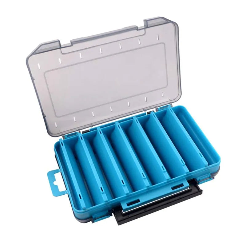 Load image into Gallery viewer, Fishing Tackle box 14 Compartments Fishing Accessories Lure Hook Storage Case Double Sided Fishing Tool organizer boxes
