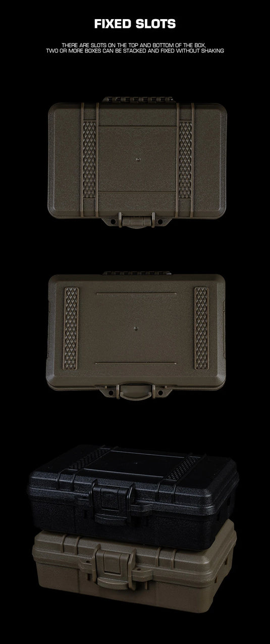Tactical Equipment Outdoor Shockproof Protection Storage Box Shooting Hunting Laser Box Versatile EDC Flashlight Hard Case