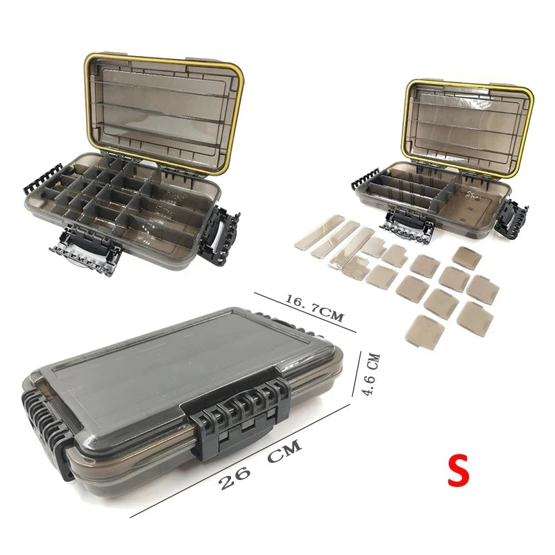 Load image into Gallery viewer, Waterproof Fishing Tackle Box
