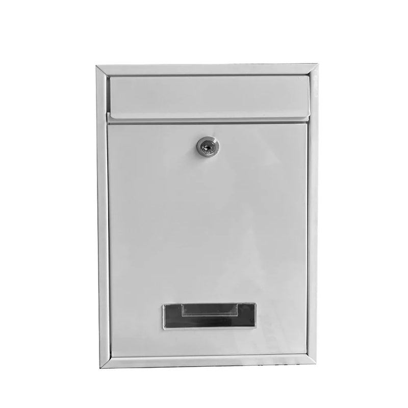 Load image into Gallery viewer, Rainproof Wall Mounted Mailbox Safe Locking with 2 Keys Tinplate Letter Boxes Clear Window Iron Large Mail Drop Box Garden
