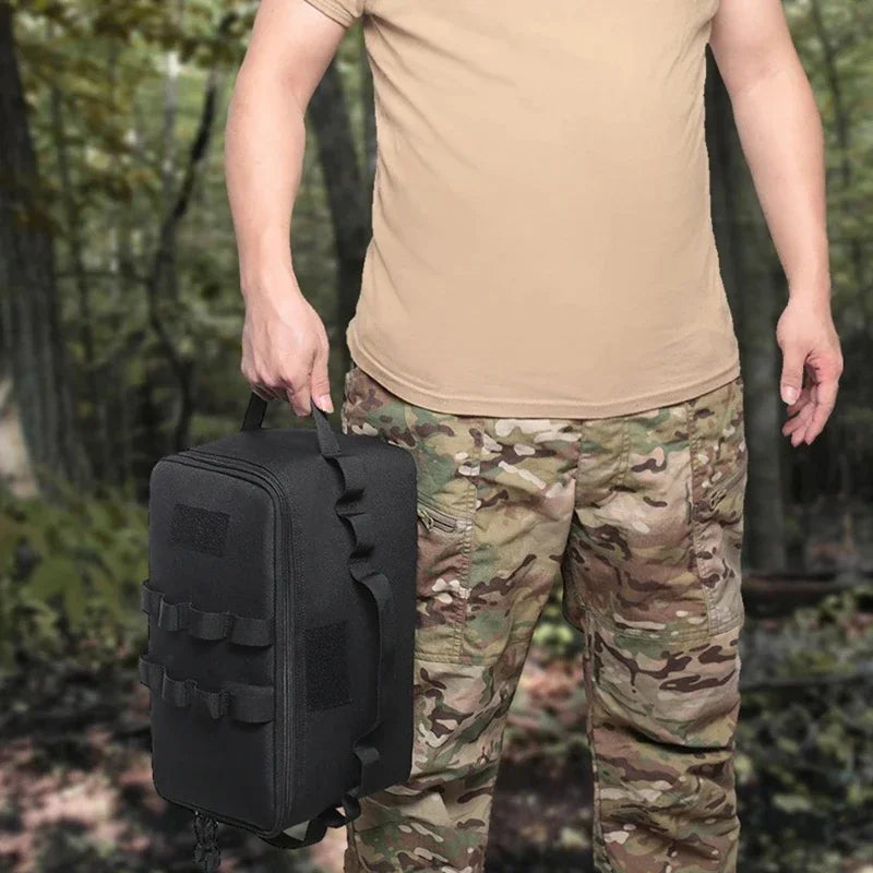 Load image into Gallery viewer, Camping Gas Tank Storage Bag Outdoor Large Capacity Ground Nail Tool Bags Picnic Cookware Utensils Organizer bags Мужская сумка
