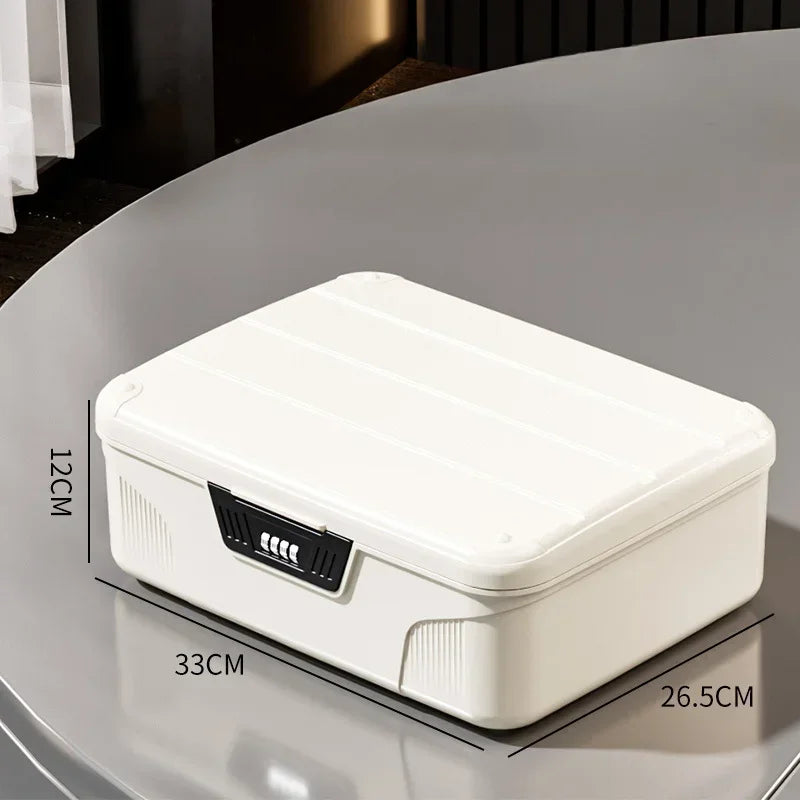 Load image into Gallery viewer, Safe Security Storage Box Passport Cash Organizer Case Household Valuables Jewelry Document Privacy Security Storage Safe Box
