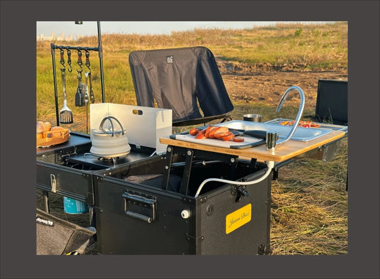 Jason Camping Customized High Quality Camping Folding Storage Box for Outdoor Picnic Compact Van Multi Functional Kitchen Box