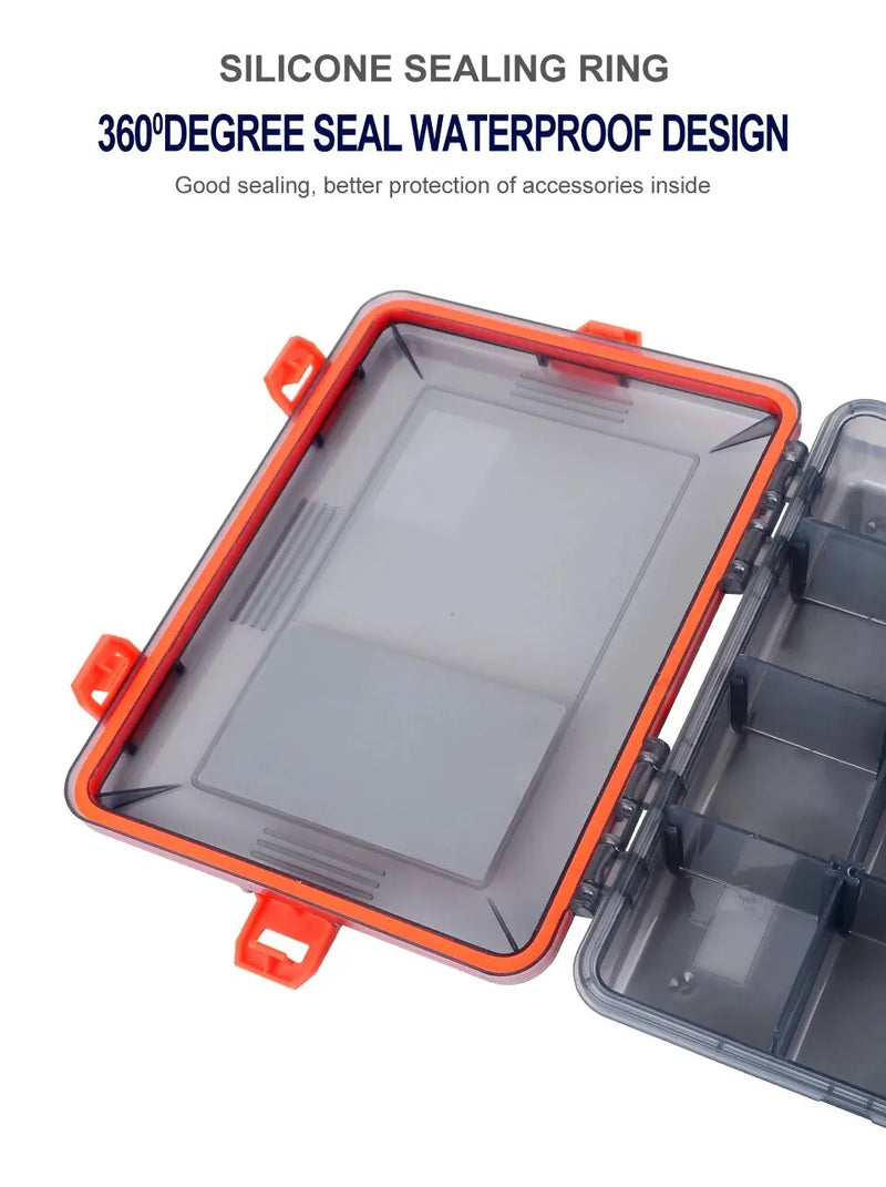 Load image into Gallery viewer, Fishing Tackle Box Large Capacity Waterproof Accessories Hook Storage Lure Bait Tray Storage Lure Bait Organizer Boxes
