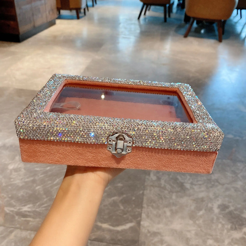 Load image into Gallery viewer, Earrings Jewelry Box Jewelers Rings Earring Gift Display Boxes Large Capacity Jewellery Storage Case Jeweler Organizer Cases
