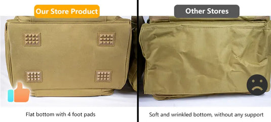 Shooting Range Bag Molle System Outdoor Hunting Accessory Nylon Tactical Gun Case Pack Pistol Tools Shoulder Bag Sniper Black