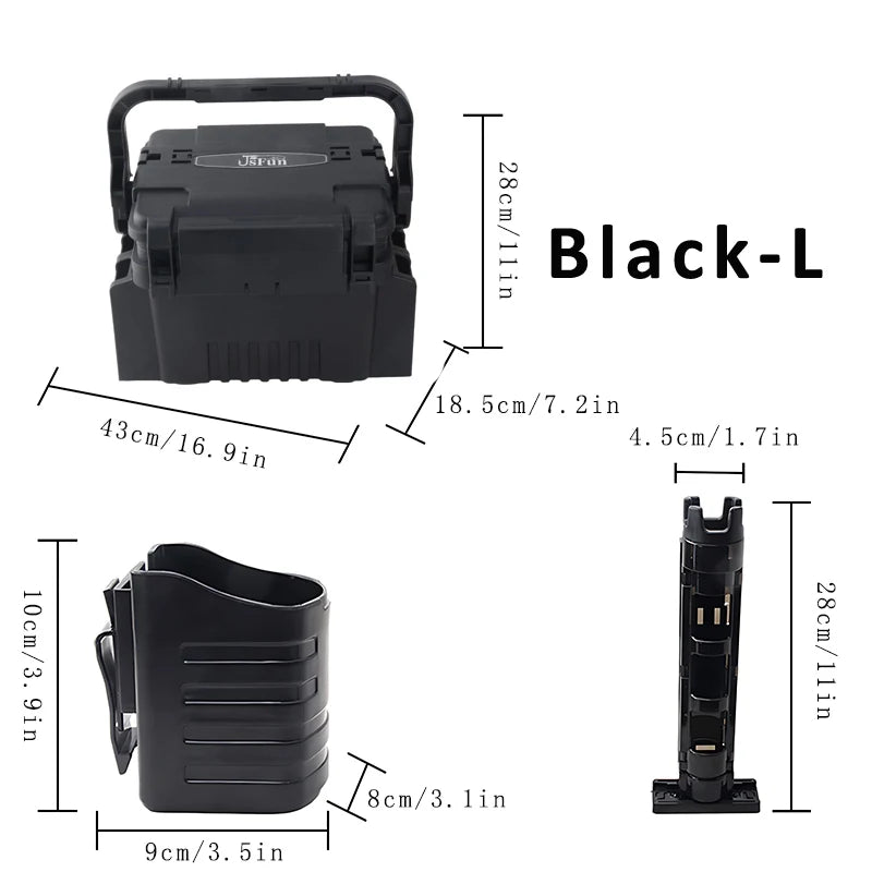 Load image into Gallery viewer, Large Fishing Box Organizer Multi-function Lure Live Fish Bucket Thickening Storage Box Fishing Accessories Tackle Box Pesca
