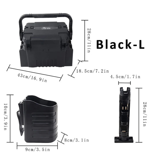 Large Fishing Box Organizer Multi-function Lure Live Fish Bucket Thickening Storage Box Fishing Accessories Tackle Box Pesca