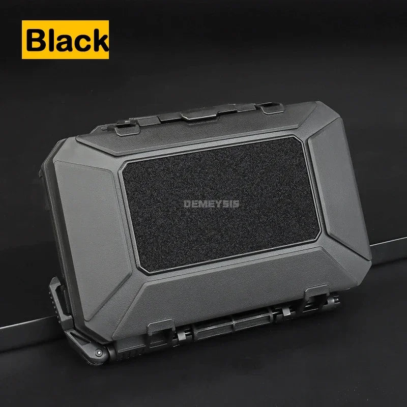 Load image into Gallery viewer, Tactical Equipments Storage Box  Waterproof Outdoor Hunting Gun Accessories Carry Case Lockable Molle Hard Shell Bag

