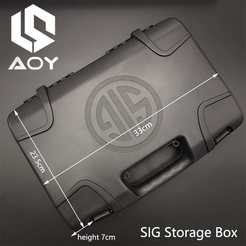 Load image into Gallery viewer, Tactical SIG Safety Carrying Box Kublai Pistol Suitcase Gun Accessories Safety Storage Case Case For Hunting Tools Accessories
