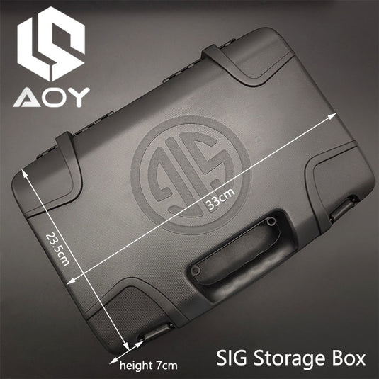 Tactical SIG Safety Carrying Box Kublai Pistol Suitcase Gun Accessories Safety Storage Case Case For Hunting Tools Accessories