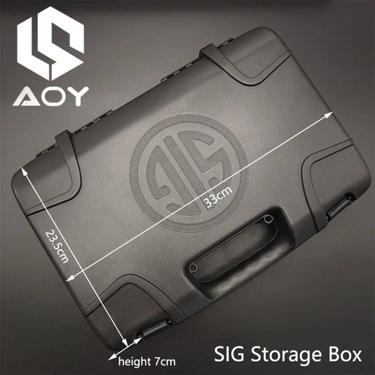 Tactical SIG Safety Carrying Box Kublai Pistol Suitcase Gun Accessories Safety Storage Case Case For Hunting Tools Accessories
