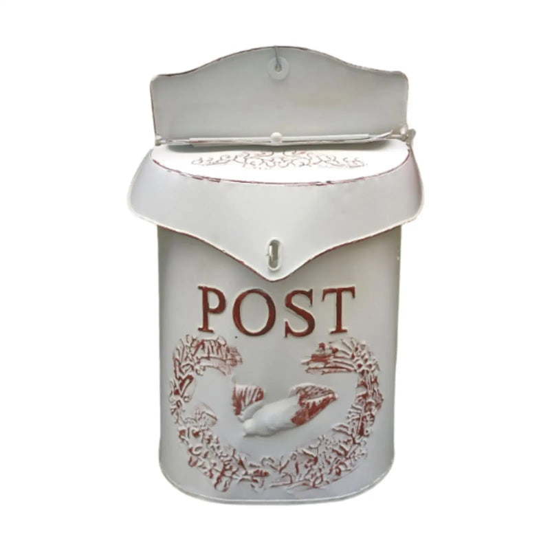 Load image into Gallery viewer, Wall Mounted Mailbox Mail Drop Box Letter Slot Mailbox Post Magazines Box Shabby
