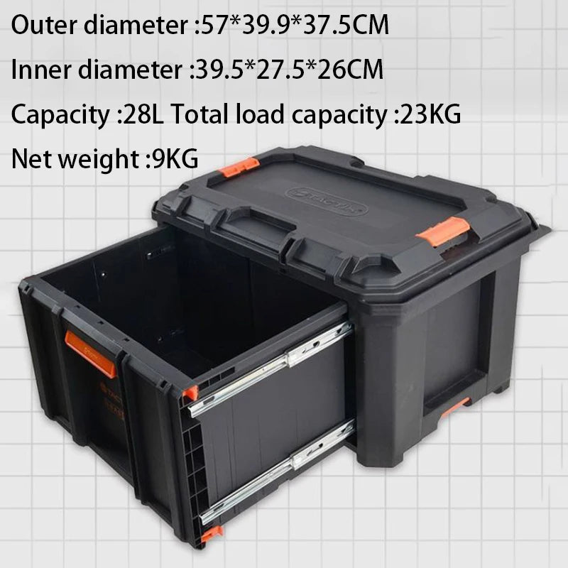Load image into Gallery viewer, Drawer Tool Box Stacked Tool Storage Boxes Automotive Mechanical Workshop Tools Case Multi-functional Repair Tools Organizer
