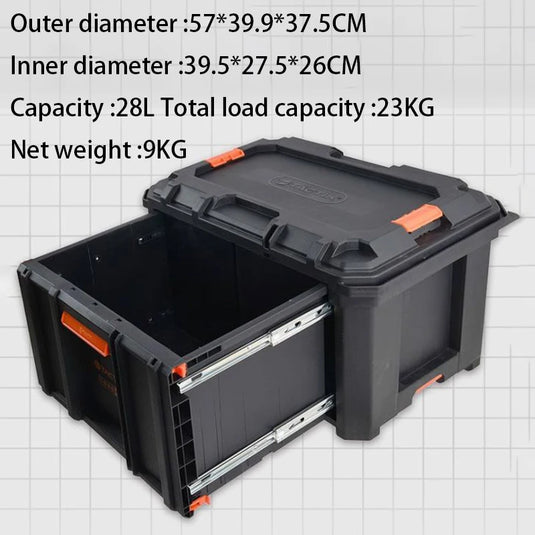 Drawer Tool Box Stacked Tool Storage Boxes Automotive Mechanical Workshop Tools Case Multi-functional Repair Tools Organizer