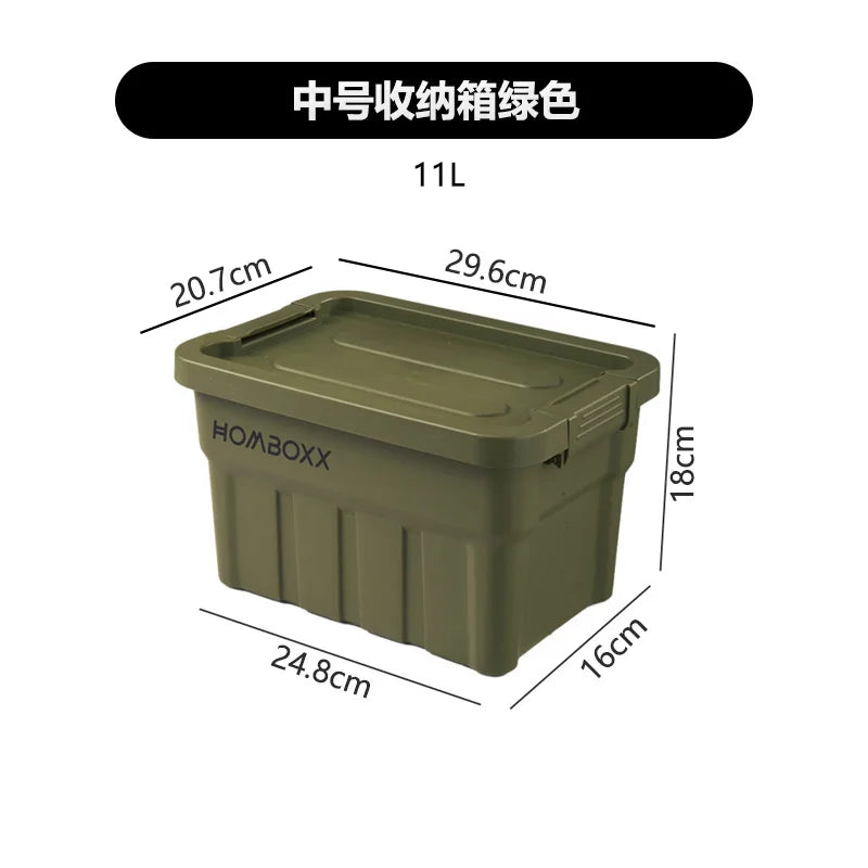 Load image into Gallery viewer, Industrial Style Large Capacity Camping Storage Box Thickened Desktop Organizer for Car Miscellaneous Item Storage
