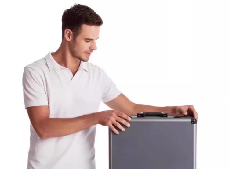 Load image into Gallery viewer, Handheld Tool Box Equipment Safety Protection Boxes File Instrument Storage Password Box Portable Hardware Tool Organizer Boxes
