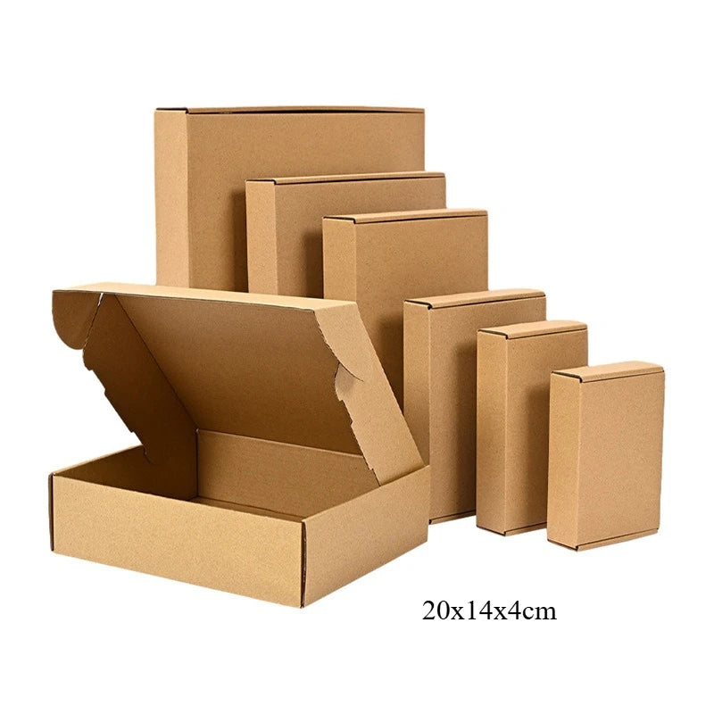 Load image into Gallery viewer, 20/10PCS Square Corrugated Mailer Boxes - Cardboard Shipping Boxes for Packing, Mailer Shipping

