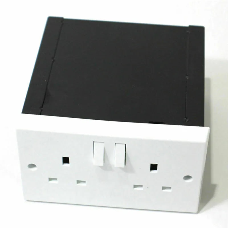 Load image into Gallery viewer, Imitation Double UK Plug Socket Wall Security Secret Hidden Stash Box Covert Diversion Safe
