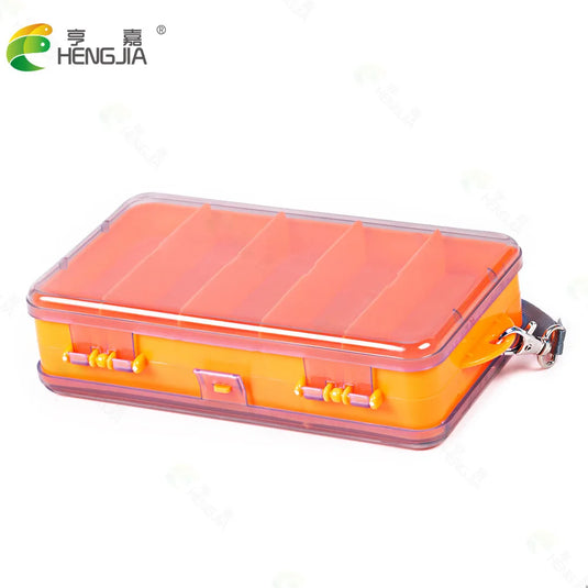 Fishing Bait Box1Double-sided Lure Box Colorful Transparent Storage Box Fishing Gear Accessories Bait Box