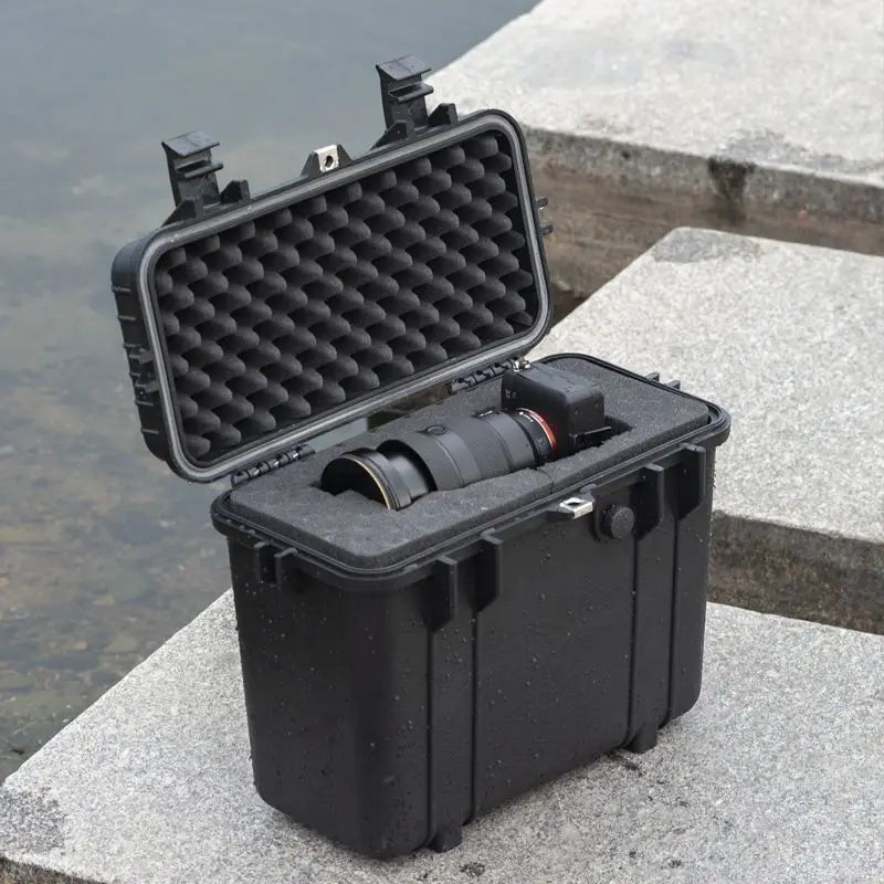Load image into Gallery viewer, Safety Box Plastic Protective Case Waterproof Seal Pressure-resistant Cutting Sponge Carrying Case Instrument Tool Box
