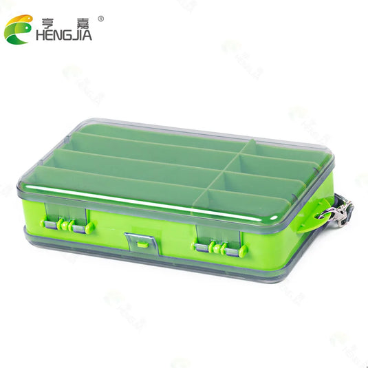 Fishing Bait Box1Double-sided Lure Box Colorful Transparent Storage Box Fishing Gear Accessories Bait Box