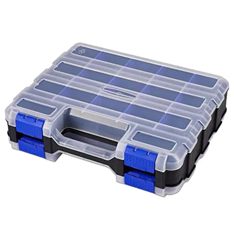 Load image into Gallery viewer, Handheld Tool Box Organizer Sets  Compartment Small Parts Boxes Large Capacity Thickened Plastic Hardware Tool Storage Box
