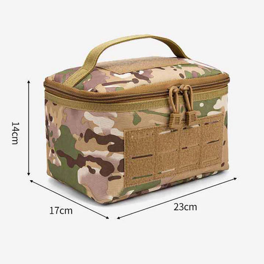 Portable Rifle Cartridge Bag Pistol Ammo Pouches Outdoor Ammunition Box Hunting Shooting Bullet Storage Case EDC Handbag