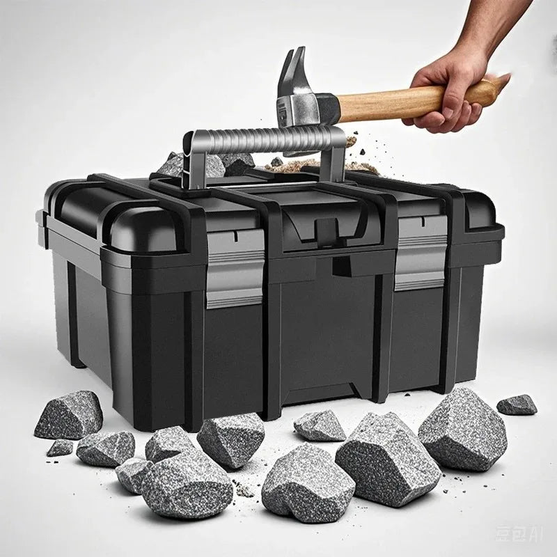 Load image into Gallery viewer, Large Tool Box Hardware Toolbox Home Multifunctional Large Capacity Maintenance Tool Storage Case Hard Case Tool bucket
