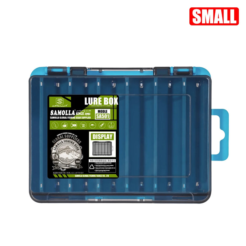 Load image into Gallery viewer, Fishing Tackle Box 14 Compartments Fishing Accessories Lure Hook Storage Case Double Sided Fishing Tool Organizer Boxes
