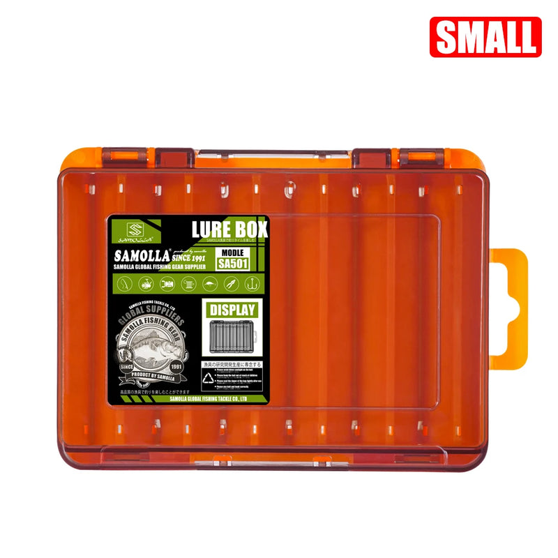 Load image into Gallery viewer, Fishing Tackle Box 14 Compartments Fishing Accessories Lure Hook Storage Case Double Sided Fishing Tool Organizer Boxes
