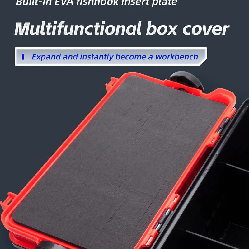 Load image into Gallery viewer, Fishingfans 6L 12L Fishing Box Organizer Multi-function Lure Live Fish Bucket Thickening Storage Box Fishing Tackle Box
