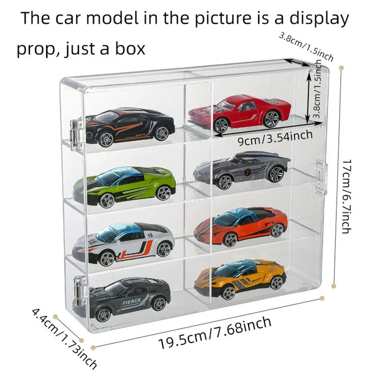 Load image into Gallery viewer, 1:64 matchbox wheel toy car display box can hold 32 toy car storage box, transparent display box

