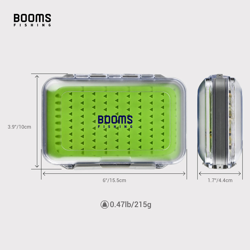 Load image into Gallery viewer, Booms Fishing FFB Fly Fishing Storage Transparent box Two-Sided Box Bait Storage Box Outdoors Fishing Tools Accessories
