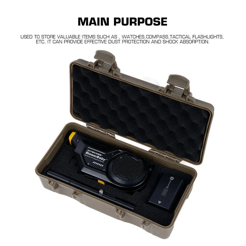 Load image into Gallery viewer, Tactical Equipment Outdoor Shockproof Protection Storage Box Shooting Hunting Laser Box Versatile EDC Flashlight Hard Case
