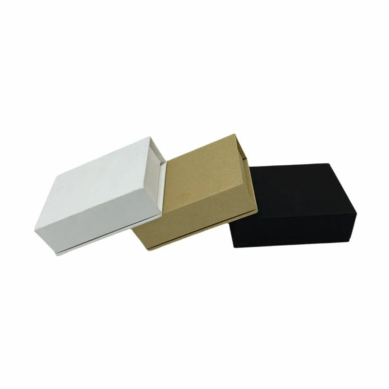 Load image into Gallery viewer, Magnetic Lid Box Packing &amp; Shipping Boxes Rectangle Brown White &amp; Black Color Gift Box 14cm*12cm*4cm
